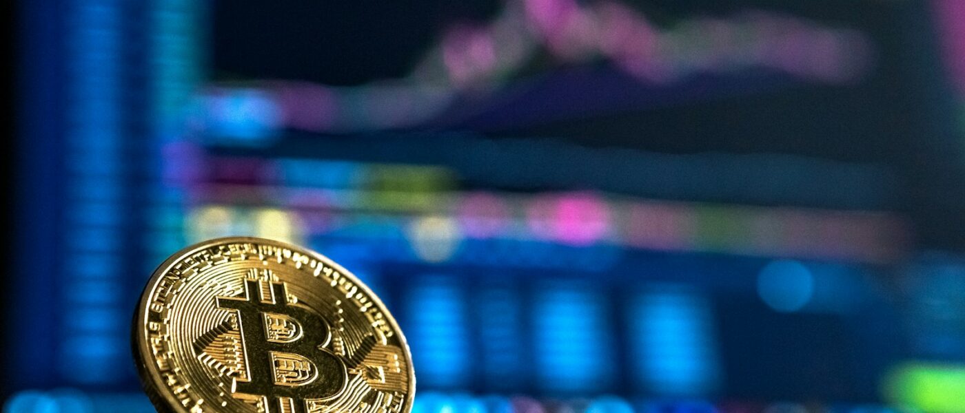 gold-colored Bitcoin