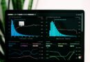 graphs of performance analytics on a laptop screen