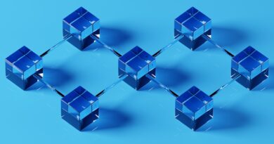 a group of blue cubes