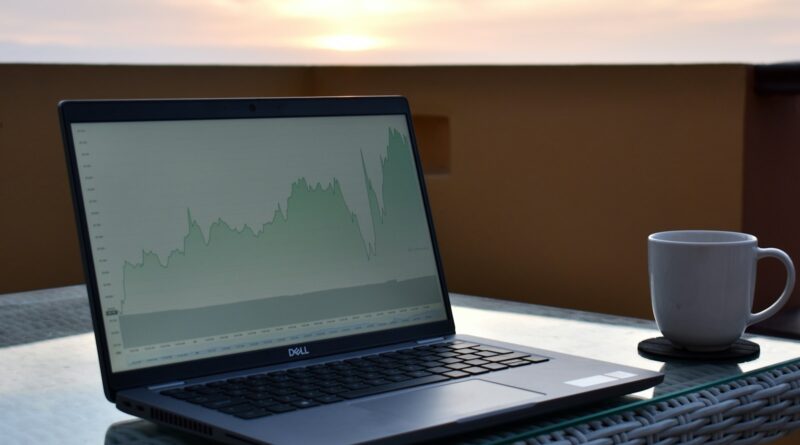 a laptop on a table