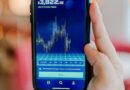 turned-on Android smartphone