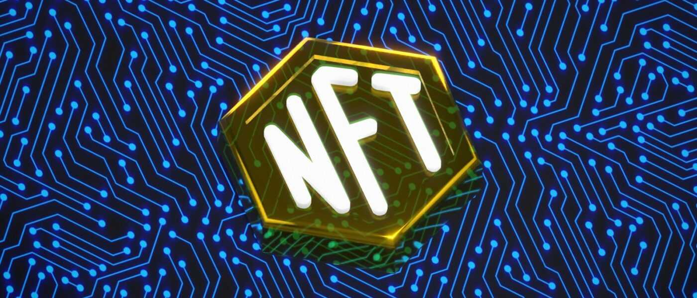 a logo with a blue background