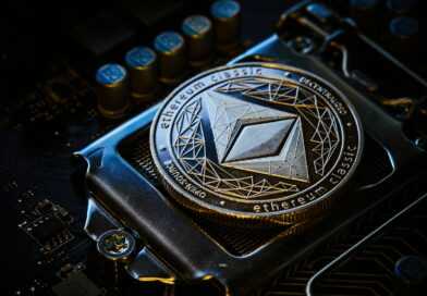 a close up of a metal object on a motherboard