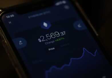 a cell phone displaying a price of $ 250