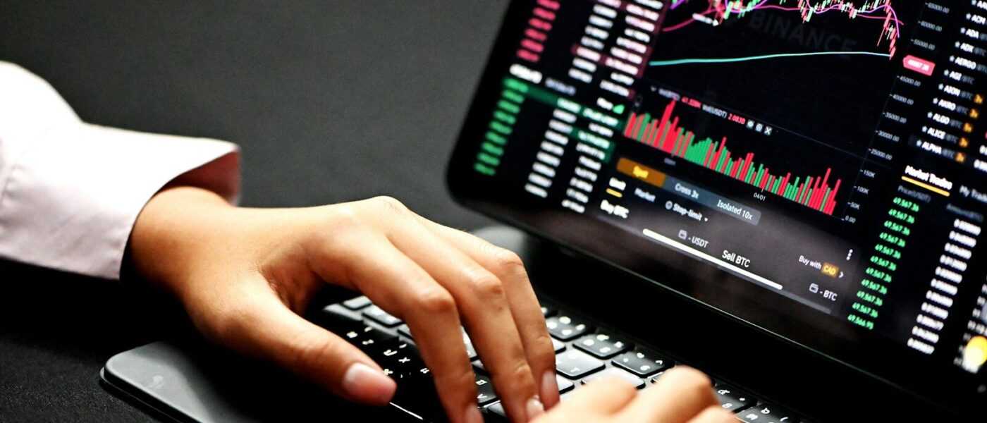 person using black laptop computer