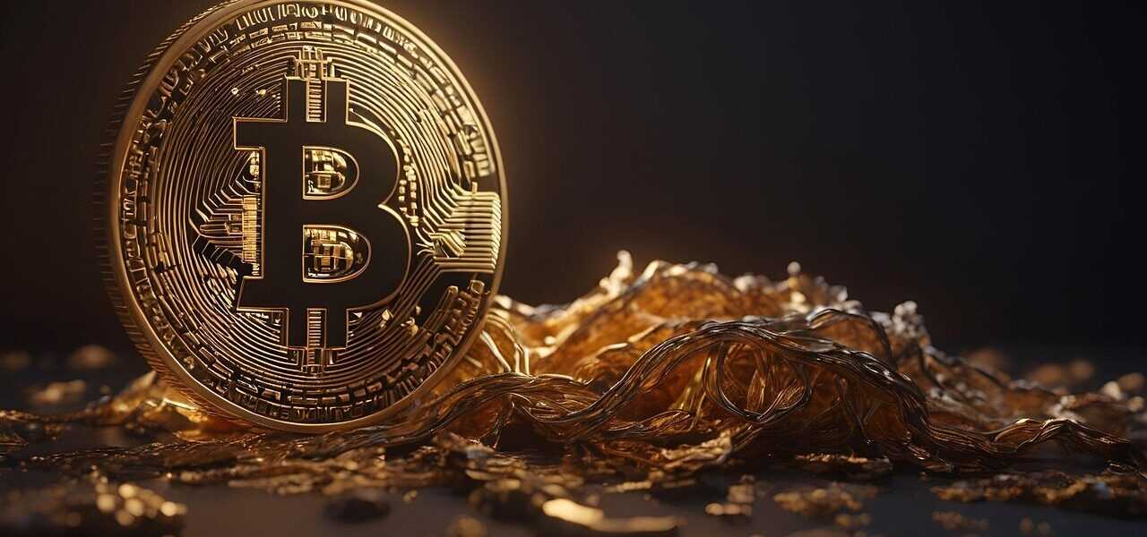 bitcoin, cryptocurrency, money, blockchain, currency, coin, finance, virtual, internet, crypto, ai generated